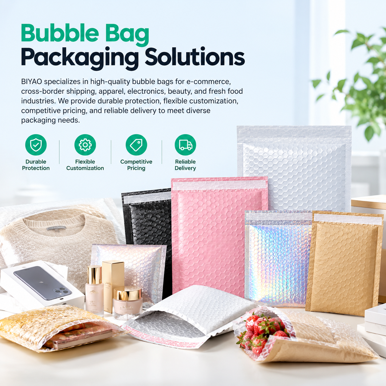 Bubble Mailer Envelopes for Safe Document Shipping